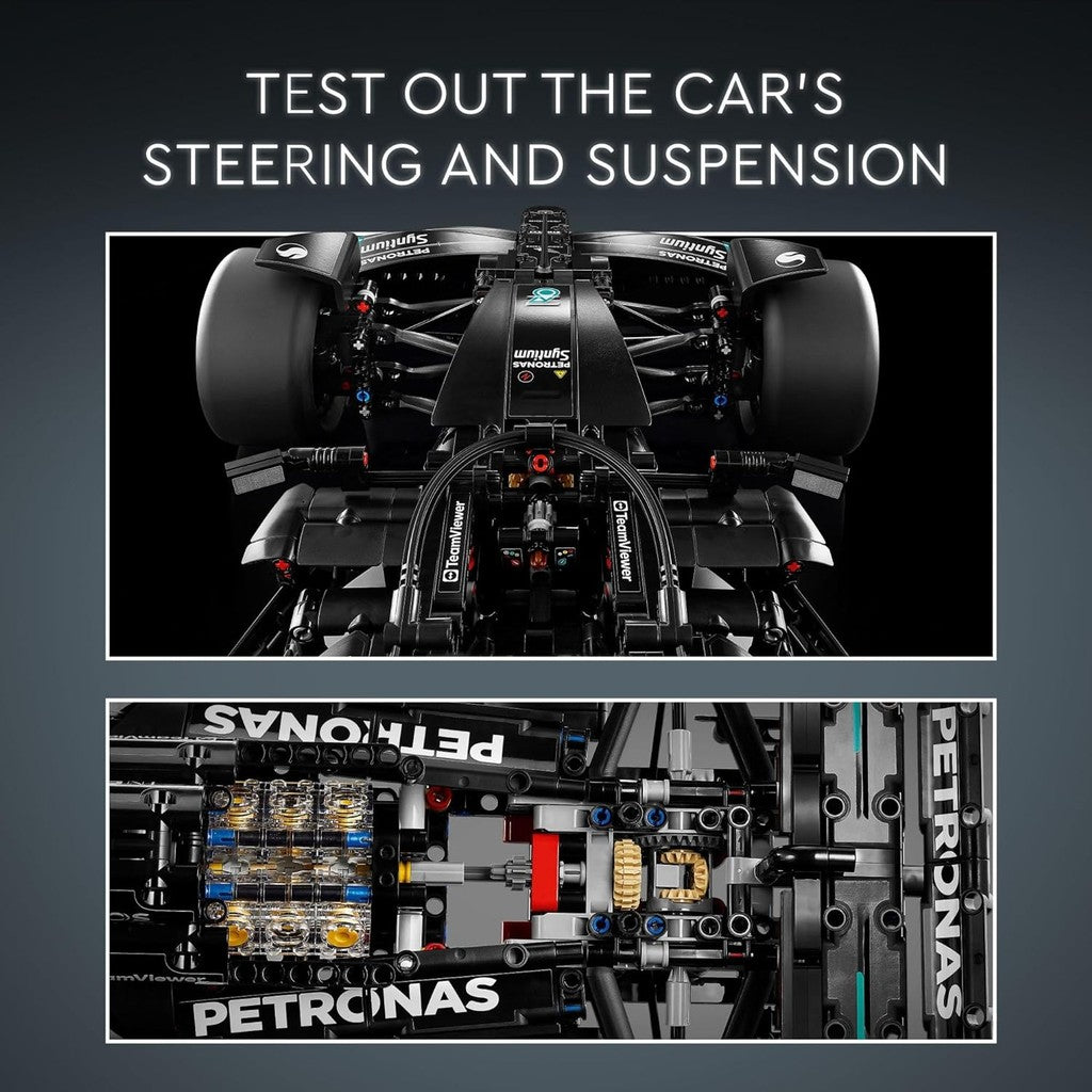 Mercedes-AMG F1 W14 E Performance Race Car Building Set Scale Model Figure Collection Detail Build Display Lego