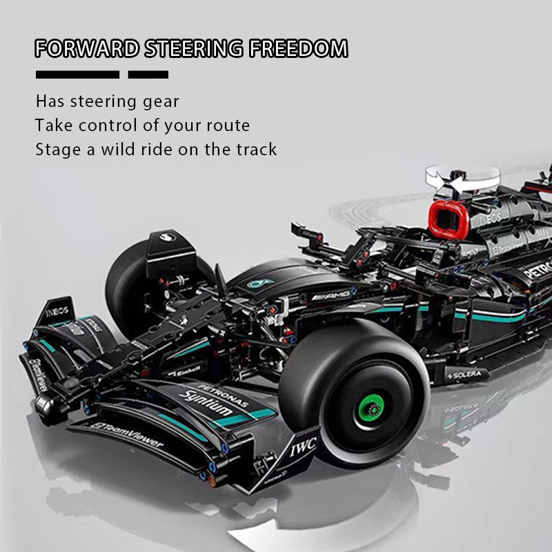 Mercedes-AMG F1 W14 E Performance Race Car Building Set Scale Model Figure Collection Detail Build Display Lego
