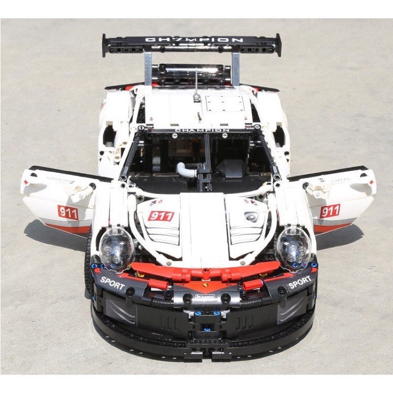 Porsche 911 RSR building blocks Lego Technic car 1:10