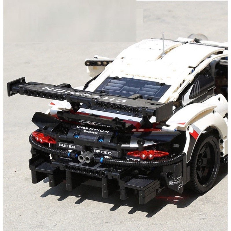 Porsche 911 RSR building blocks Lego Technic car 1:10