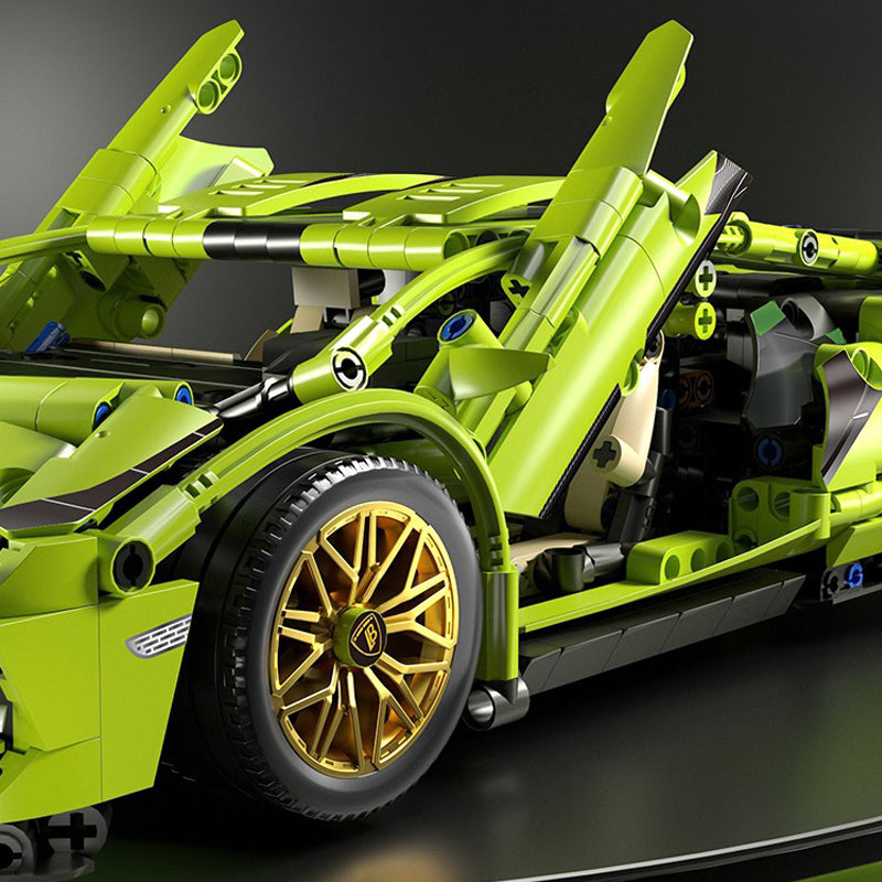 Lamborghini 1:14 building blocks Lego 1280pcs